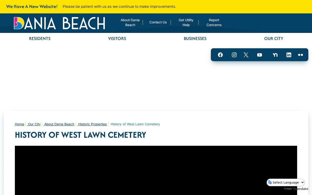 West Lawn Cemetery history used to trace Dania Beach past residents
